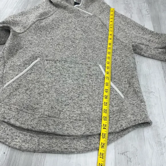 Champion C9 Gray Brushed Back Breathable Long Sleeve Hooded Sweatshirt Large - Picture 9 of 9